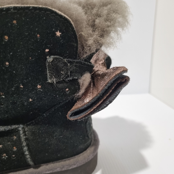 UGG "Stargirl Mini" Black and Gold Slipper Boots Size 36 = AU5 - Picture 8 of 12